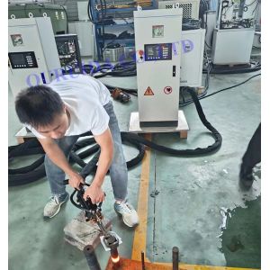 Mobile Induction Heating Machine 340V Protable 80KW For Heating Expansion Of