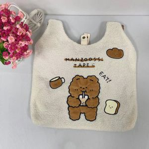 OEM Soft Plush Bear Tote Bag 66x43cm For Students