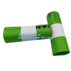 Biodegradable hot sell food waste compostable plastic garbage bag, Biodegradable
