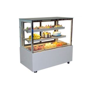 Single Temperature Upright Cake Chiller Commercial Bakery Showcase Counter