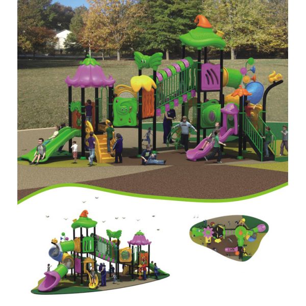 Park Children Outdoor Playground Equipment For Kids 3-12 years old
