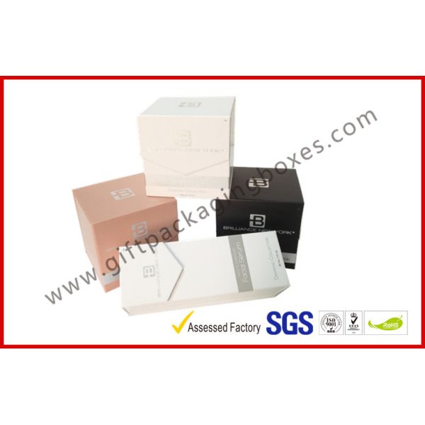 Rectangle Cosmetic Packaging Gift Box , Foldable Paper Packaging