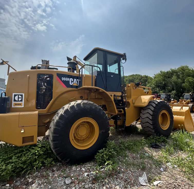 High Efficiency CAT 966H Pre Owned Loader 6 Ton Used Caterpillar Loader