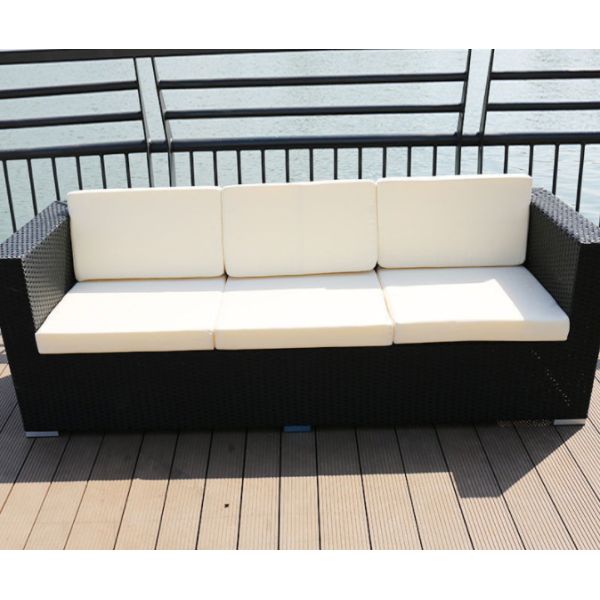 Modern Leisure Best Selling Garden Furniture Plastic Rattan Sofa Set Outdoor White Carton Wholesale Outdoor Furniture