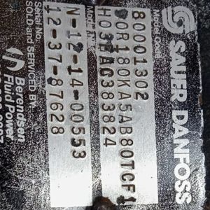 Danfoss Hydraulic Excavator Pump 90R180KA5EF80TCC8H03NNN292924 90L030 90L042