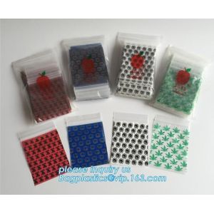 reusable custom apple k bags, Mini apple plastic baggies, Recycled Clear Mini