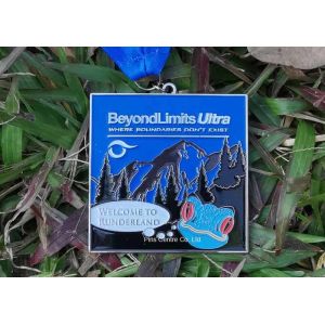 Olympic Die Struck Enamel Medal With Offset Printing Logo