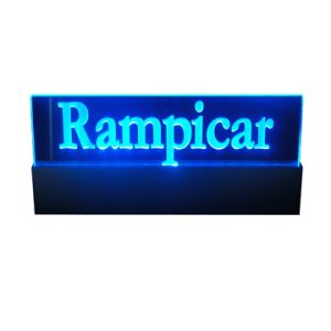 China 8mm acrylic RGB led edge lit advertising sign on sale