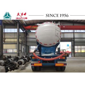 45 CBM Bulk Cement Tanker Trailer , Cement Bulker For Cement Distribution