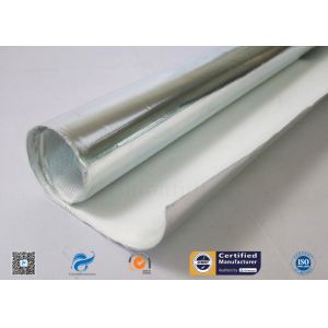 Siliver Aluminum Foil Coated C-Glass Fiberglass Insulation Fabric