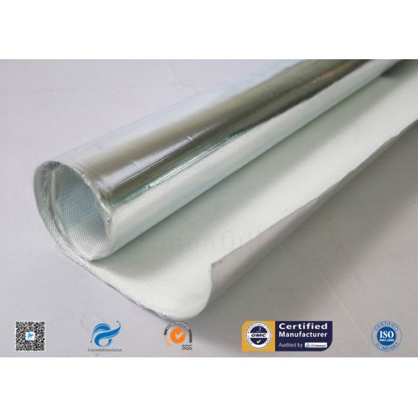 Buy Siliver Aluminum Foil Coated C-Glass Fiberglass Insulation Fabric at wholesale prices