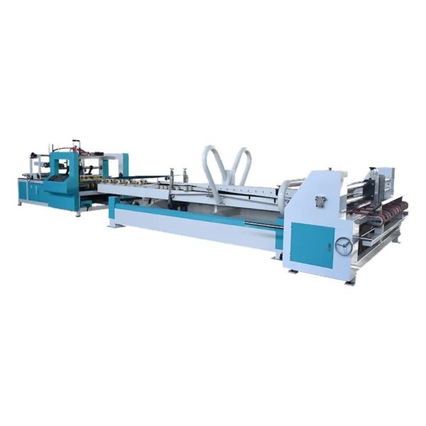 Automatic Corrugated Cardboard Box Folding Gluing Machine for Customer