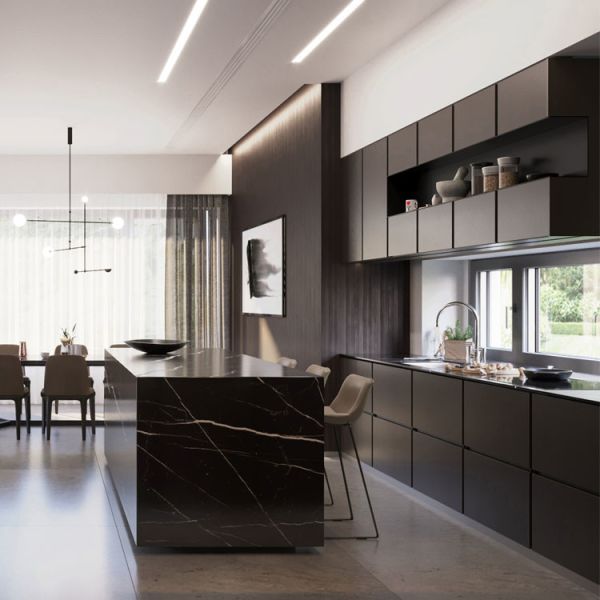 Buy ODM E0 PVC Kitchen Cabinet Design at wholesale prices