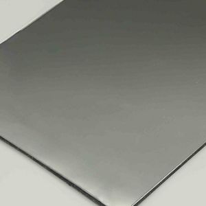 Silver Acp Mirror Sheet Aluminum Composite Panel  4 X 8FT PVDF Coating Composite Acm