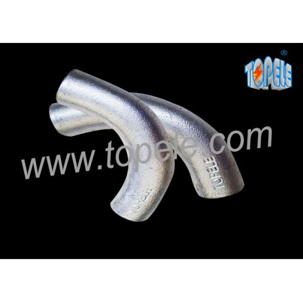 Buy BS4568 Galvanized Steel Pipe Malleable Iron Channel Intersection Elbow 20mm / 25mm at wholesale prices