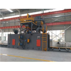 Cleaning Width 1500mm Steel Shot Blasting Machine Deflashing Peening Burnishing