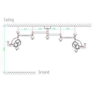 Hospital Portable Surgical Light Shadowless Operating Light Eco Friendly