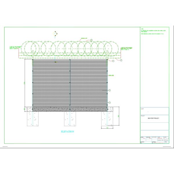 Anti Cut 358 Mesh Fence 12.70mm*76.20mm*3.00mm