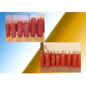 Height 500-1000mm Gaseous Fire Cylinder 50L White Or Black color