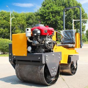 Construction Compactors Diesel Engine 700kg Road Roller Compactor Vibratory Road