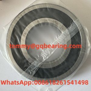 China Steel Sheet Metal Cage FAG 6312-H-2RSR-SN-C3 Deep Groove Ball Bearing 60x130x31mm on sale