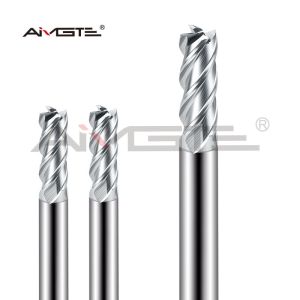 1mm - 12mm High Precision End Mill 4 Flute End Mill For Copper Electrodes