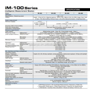 Sokkia IM105 Waterproof Manual Total Station Dual Axis 171mm