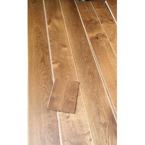 oiled smoked oak engineered timber flooring