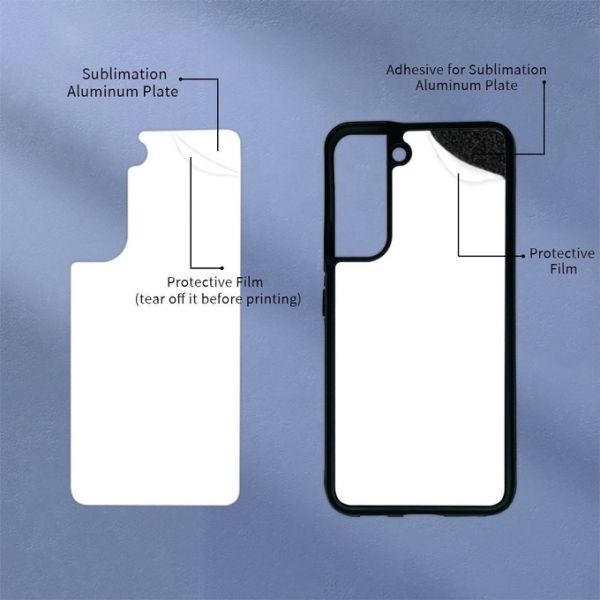 Stylish 2D Sublimation Silicone Phone Case For Samsung S22 S23 S24 S25 Plus Ultra