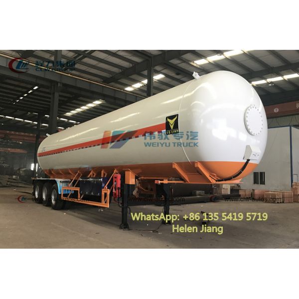 50000L 25T Q345R Q370R Q420R LPG Gas Tank Semi Trailer