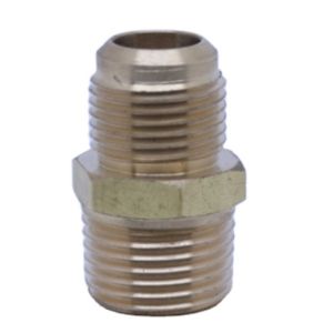 Quality 3/16&quot; 3/8-24&quot; Inverted Flare Male Union Forged Coupling Brass Compression Fittings For Gas for sale