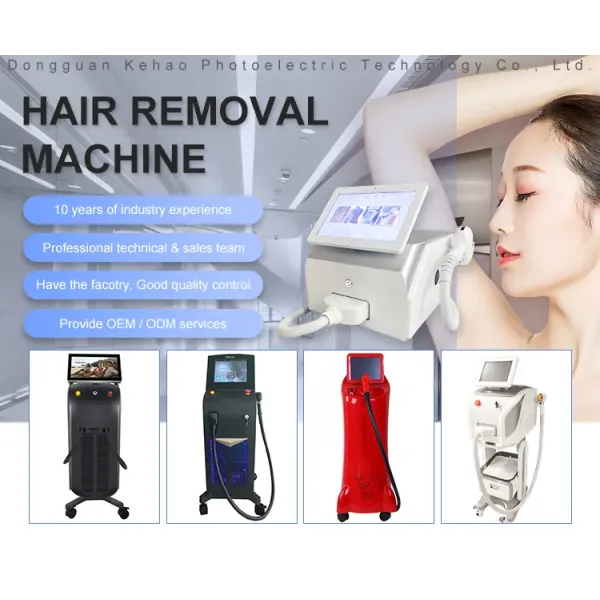 Newest! ! 3 Wavelengths 808nm 755nm 1064nm Laser 755 808 1064 Diode Laser Depilation Hair Removal Machine