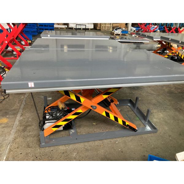 Hydraulic Stationary Scissor Lift Table 2200lbs Efficient Vertical