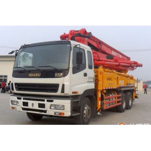 Special Purpose Truck , Concrete Pump Truck With Electric Control System