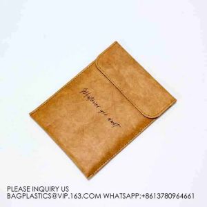 Tyvek Laptop Bag magnetic file folder bag for A5 document organizer envelope