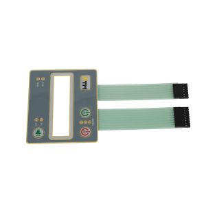 China Embossed Tactile Push Button Membrane Switch Panel With Silk Screen Printing on sale China Embossed Tactile Push Button Membrane Switch Panel With Silk Screen Printing on sale