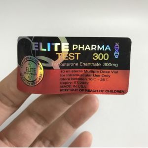 Packaging Boxes Ultra Tren 10Ml Vial Labels With Hologram Effect