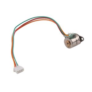 2 phase 4 wire mini stepper motor Durable 8mm Micro Linear Dc Motor , 3.3V 0.2A