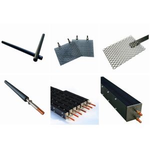 Acid Washing Rutheium Iridium Oxide Plating Basket , Anode MMO Coated