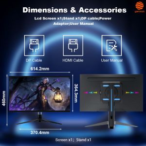 27-Inch Widescreen Gaming Monitor: