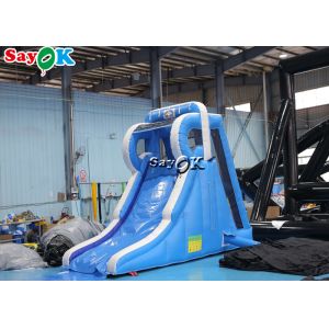Small Inflatable Slide Wet And Dry Slide Anti Ruptured Logo Printing Outdoor