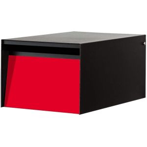 All-Season Matte Black Townhouse Outside Mailboxes with Practicality and