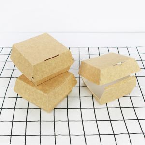 Customized Paper Cardboard Fast Food Box Eco-Friendly and Recyclable