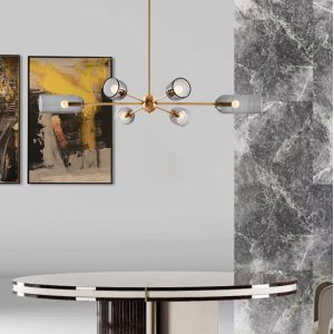 Postmodern Chandelier Nordic Minimalist Living Room Light Dining Light(WH-MI-287