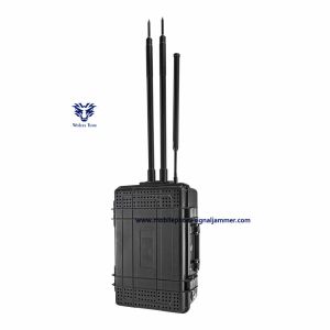 Portable Vehicle Bomb Cell Phone Signal Jammer With DDS Convoy Jamming System