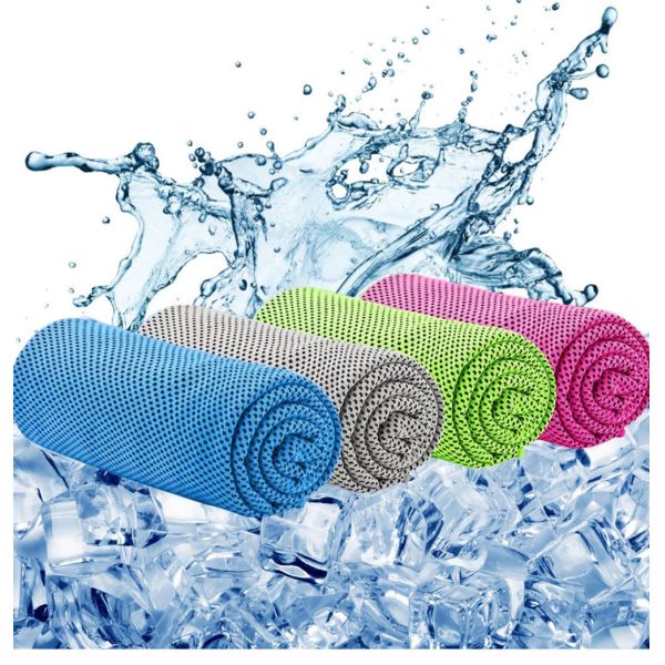 China Supplier Custom Logo Instant Cooling Refreshing Sports Ice Cool Towel