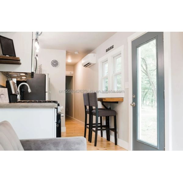 40ft Shipping Container Transformation for a Convenient Family Home Bedroom Living Room Kitchen and Bathroom Included