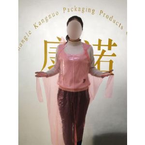 Disposable Polyethylene Aprons / Disposable Adult Aprons Embossed Textured