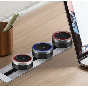 China Universal Smart Plug Office Desk Power Track System For Multi Electrical Tabletop Socket on sale
