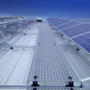 Thickness 0.5mm-15mm PV Brackets Structure Ballasted Flat Solar Panel Roof